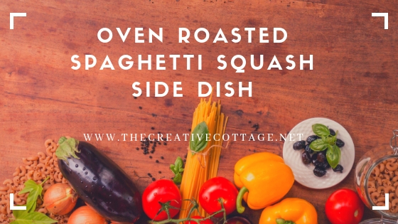 Oven roasted spaghetti squash side dish