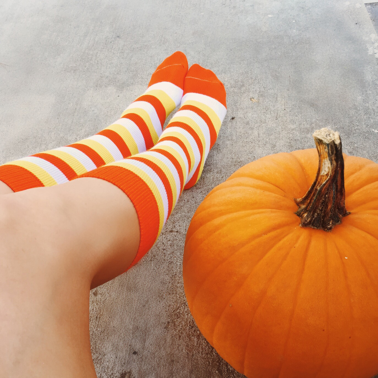 candy corn halloween socks