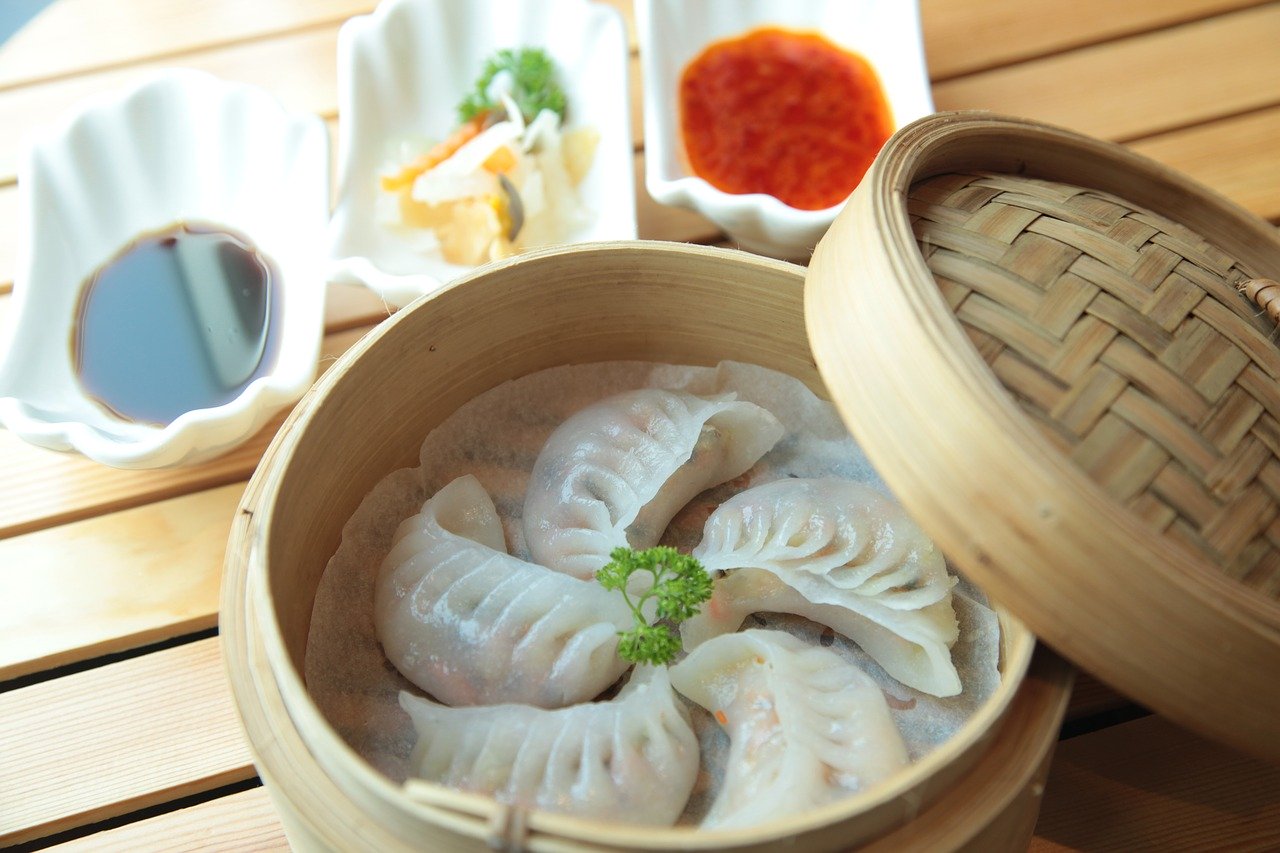 Chinese dim sum AKA steamed dumplings