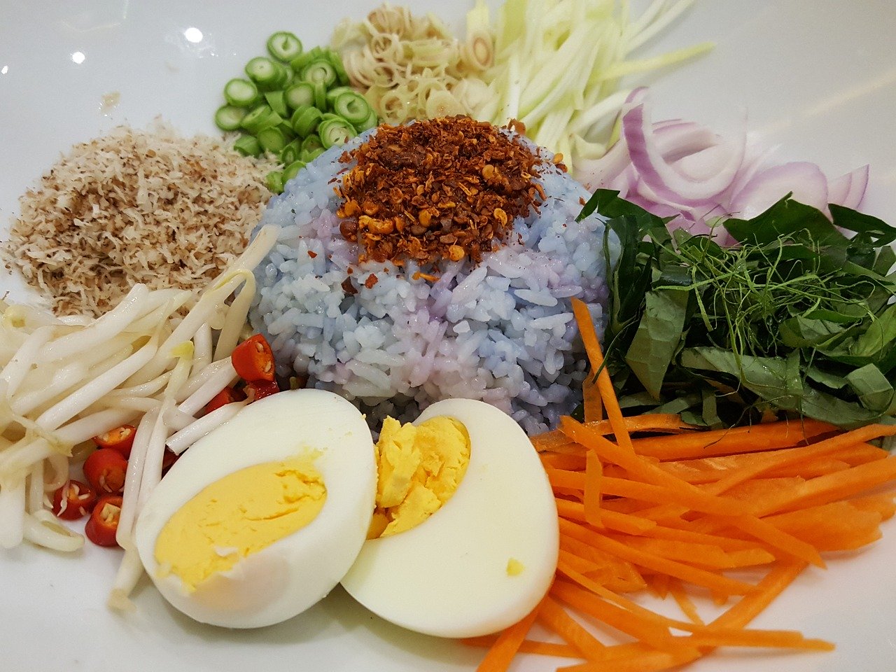 Ingredients for making Pad Thai recipe