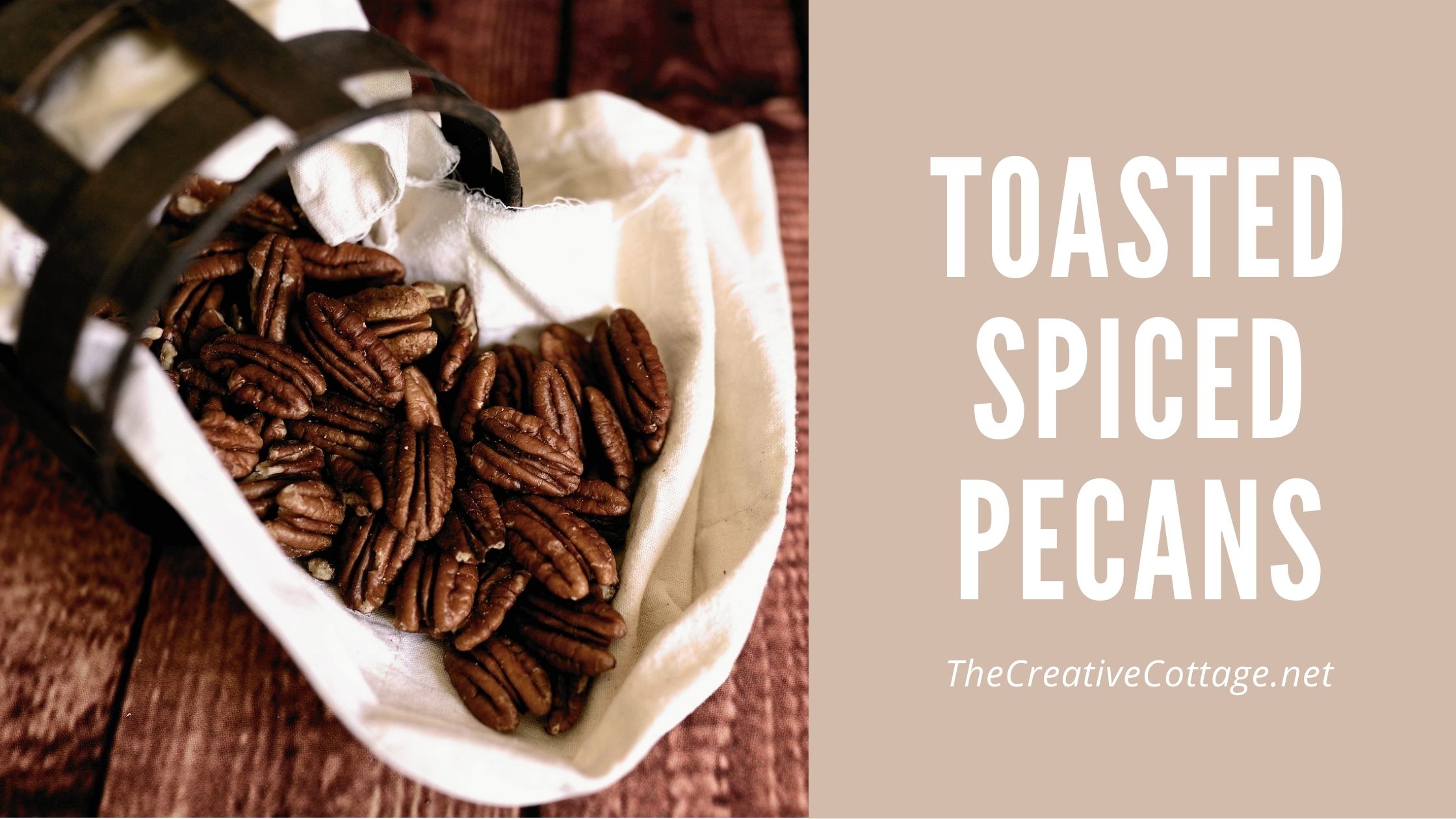 recipe for toasted spiced pecans