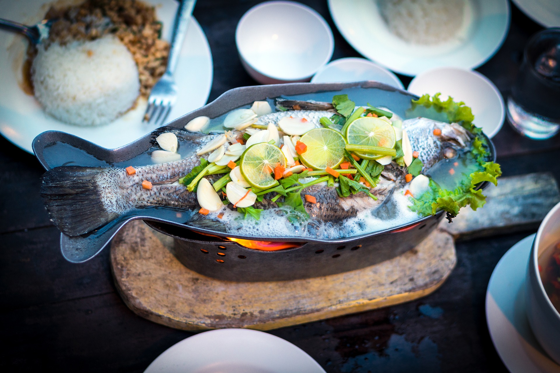 Thai fish grill